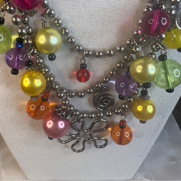 Colorful Beaded Necklace perfect for Spring/Summer - Picture 2 of 8